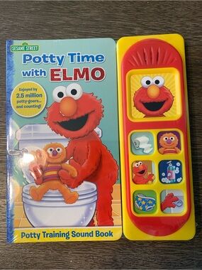 Potty Time w/Elmo! New sound book! Bin 80.